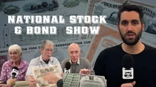 We Take You Inside the National Stock & Bond Show. Rare financial history collectables