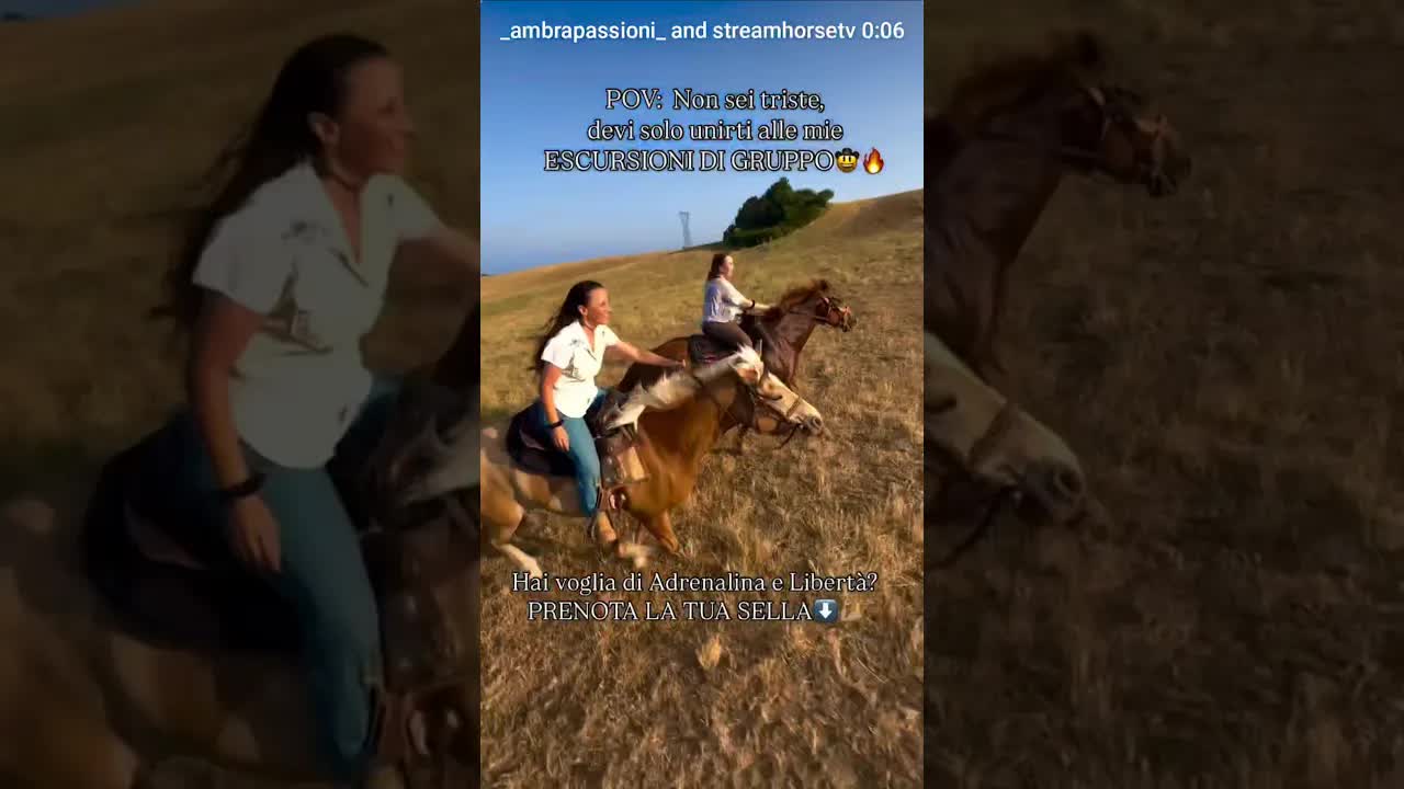 Scappa dalla solita routine e vieni a galoppare dove la terra brucia di LIBERTÀ 🔥🌾