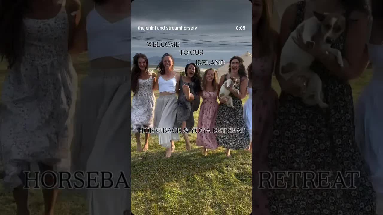 our Western Ireland horseback and yoga retreat with @horsebackwest is only getting better and better