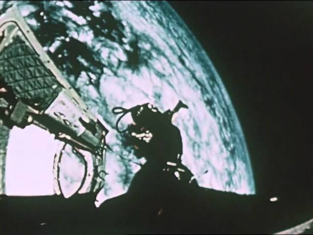 Astronauts Walk in Space (circa 1965)