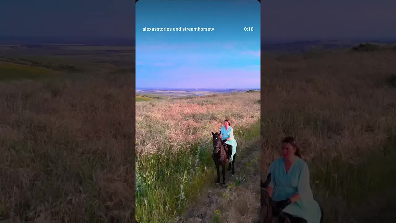 The world looks different from up here. 🐎 Want to see for yourself? 💗