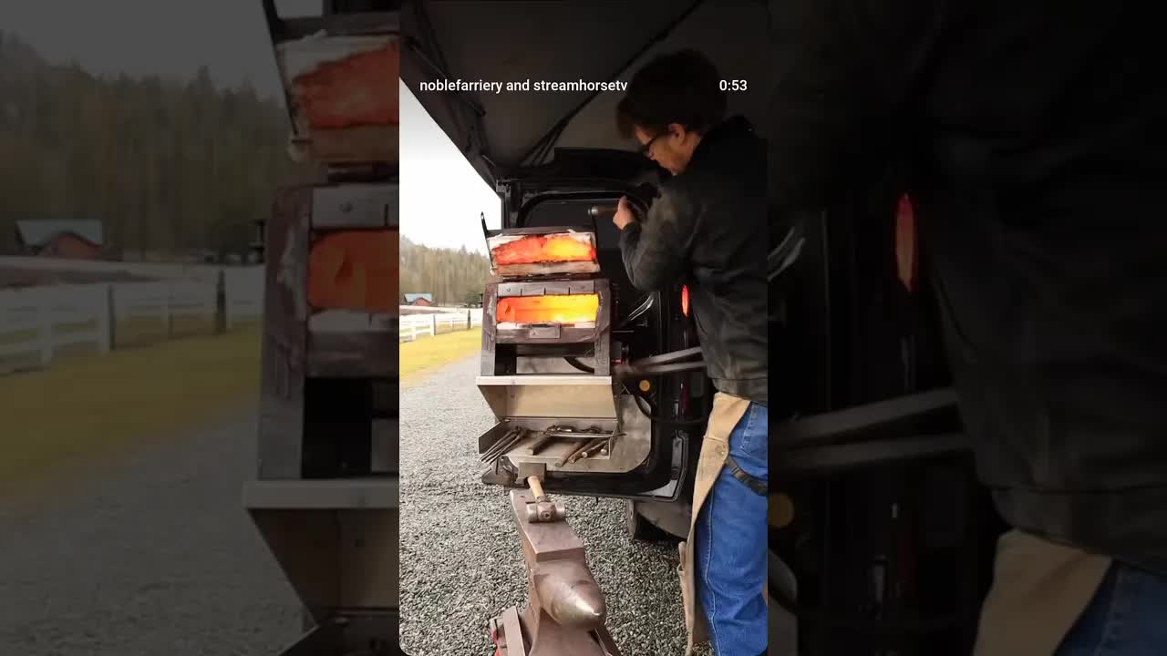 Throwing it back to some timeless forging skills. Some things never get old!