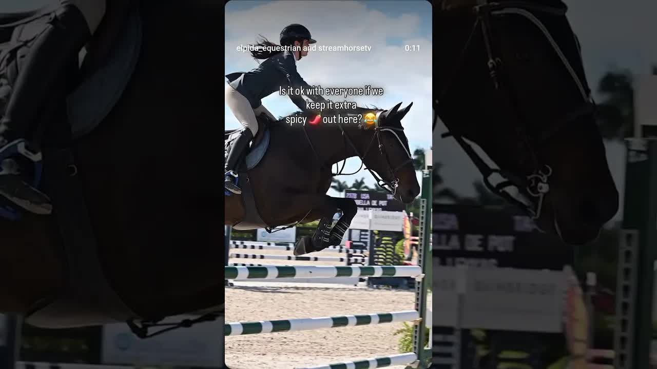 Picobella de Pot, keeping it spicy 🌶️ with Elpida Equestrian since 2023 😂
